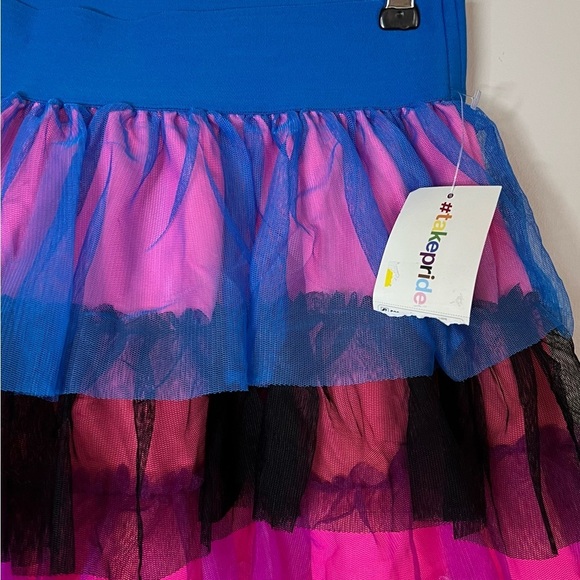 Take Pride Target NEW Unisex Multicolored Tutu Skirt Sz XL - Picture 3 of 7